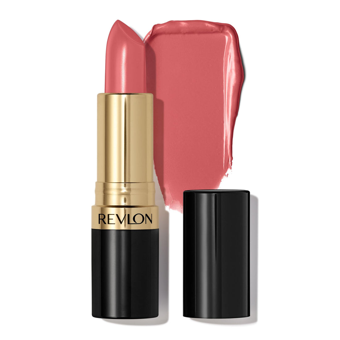 Revlon Super Lustrous Lipstick with Vitamin E and Avocado Oil, Cream Lipstick in Pink, 415 Pink in the Afternoon, 0.15 oz (Pack of 2)