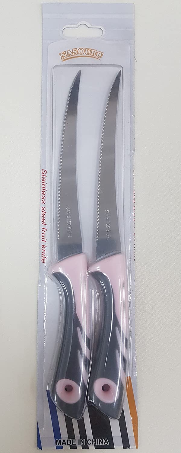 Stainless Steel Knife Saw Set - Multicolor, 2 Pieces