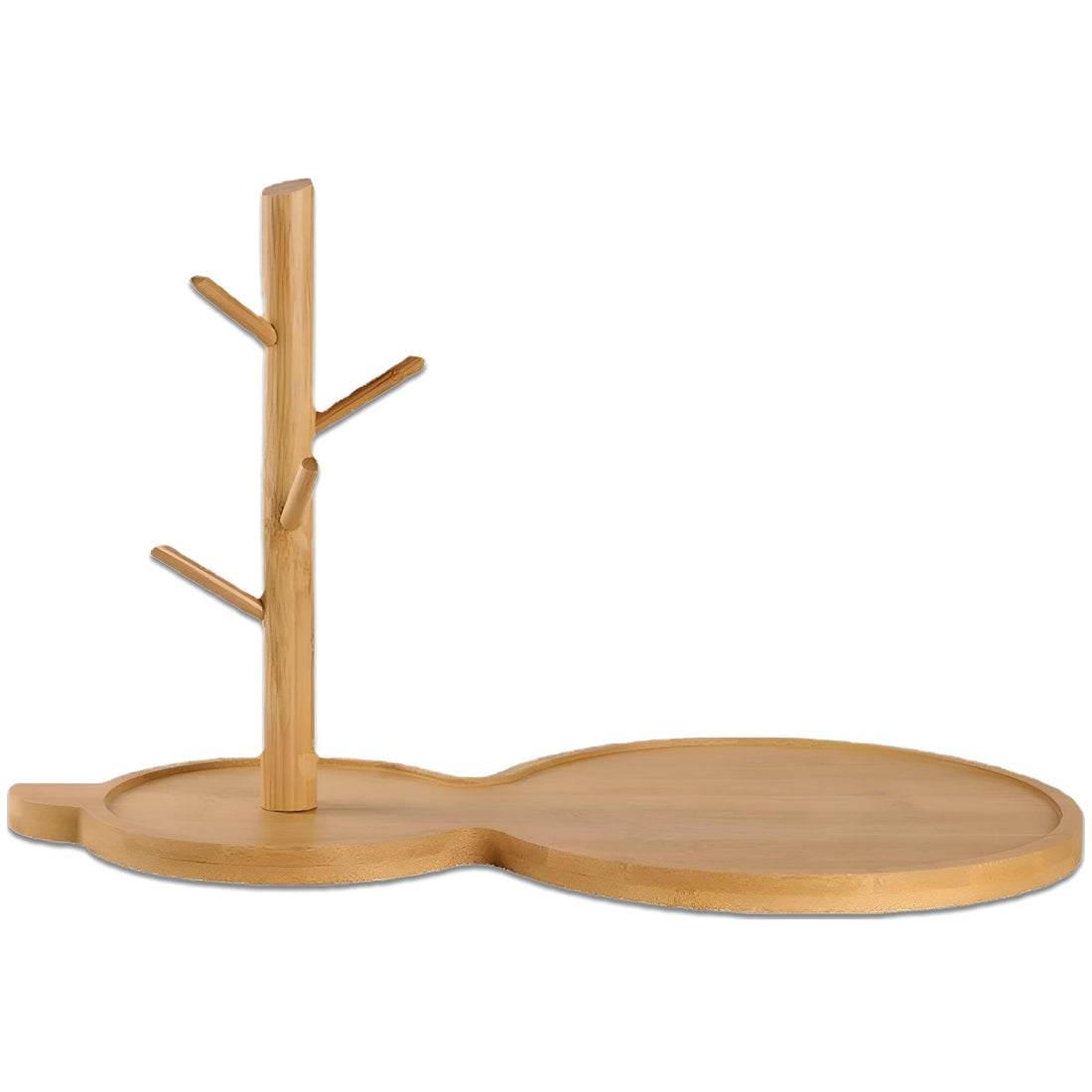 Jewelry Display - Elegant Wood Stand for Key Holder and Earring Storage, Perfect for Organized Living Spaces and Showcasing Your Favorite Accessories