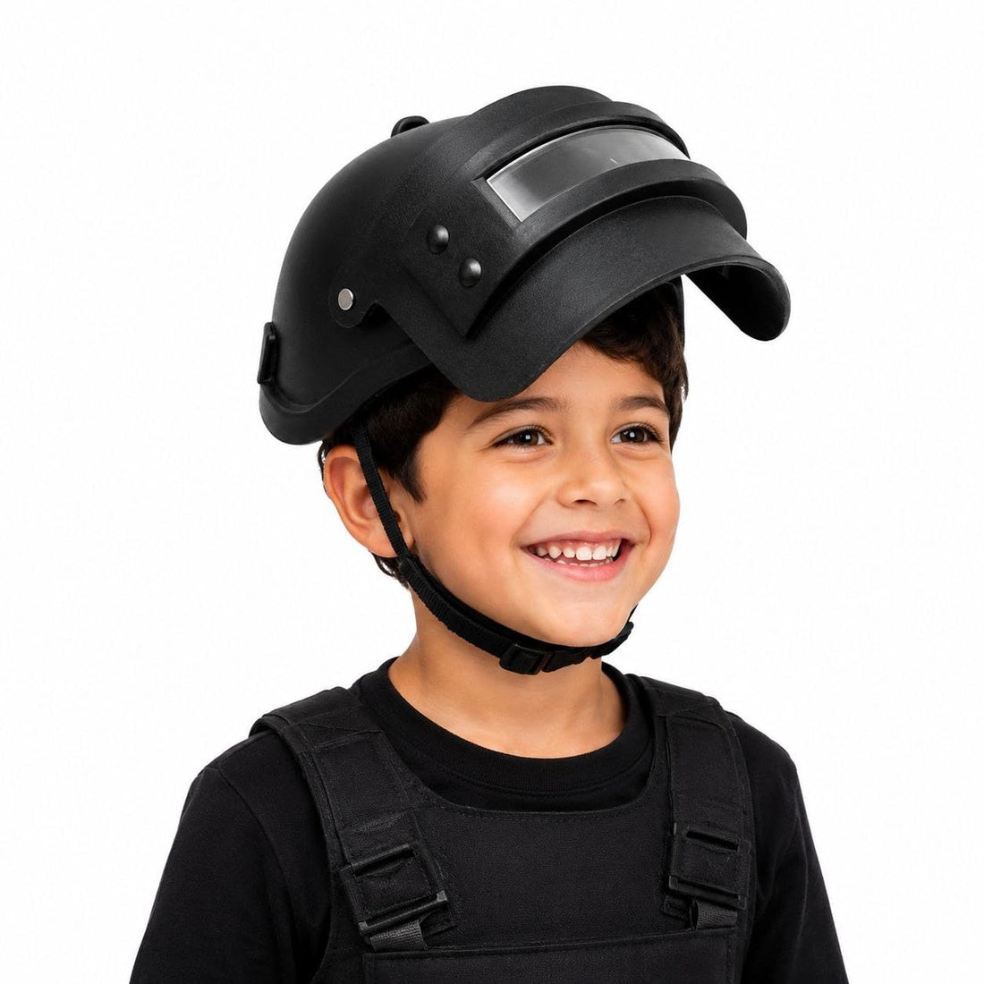 Military & Police Gaming Helmet – Tactical Helmet for Role Play, Adventure, Cosplay – Comfortable & Light Design – Black