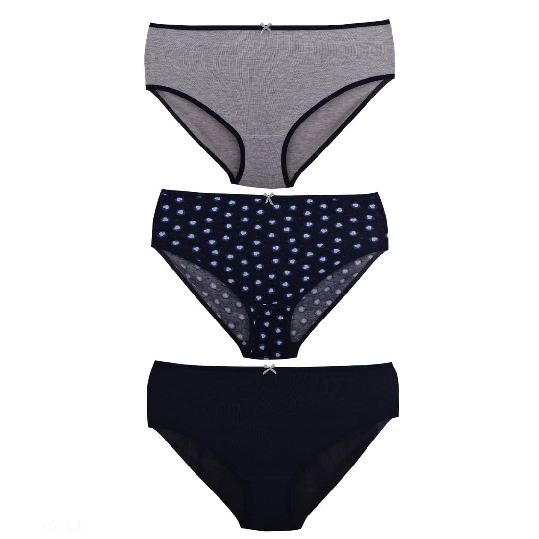 Womens Women's Brief cut underwear Briefs (pack of 3)
