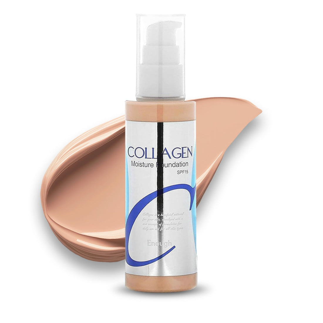 Enough, Collagen, Moisture Foundation, SPF 15, 23, 3.38 fl oz (100 ml)