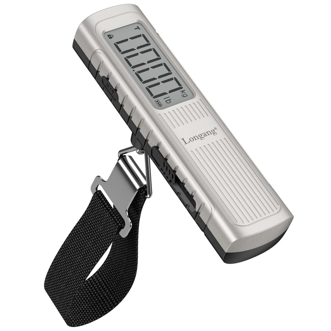 Battery-Free Digital Luggage Scale, 110lbs/50kg Portable Handheld Hanging Scale for Luggages, Suitcases, Backpacks & Bags, Easy Weighing for Travel, No Need Batteries (Champagne)