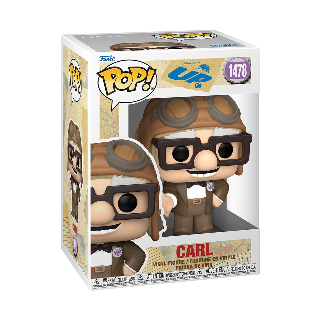 Funko Pop! Disney: UP S2 - Carl, Collectable Toy Vinyl Figure - 80836