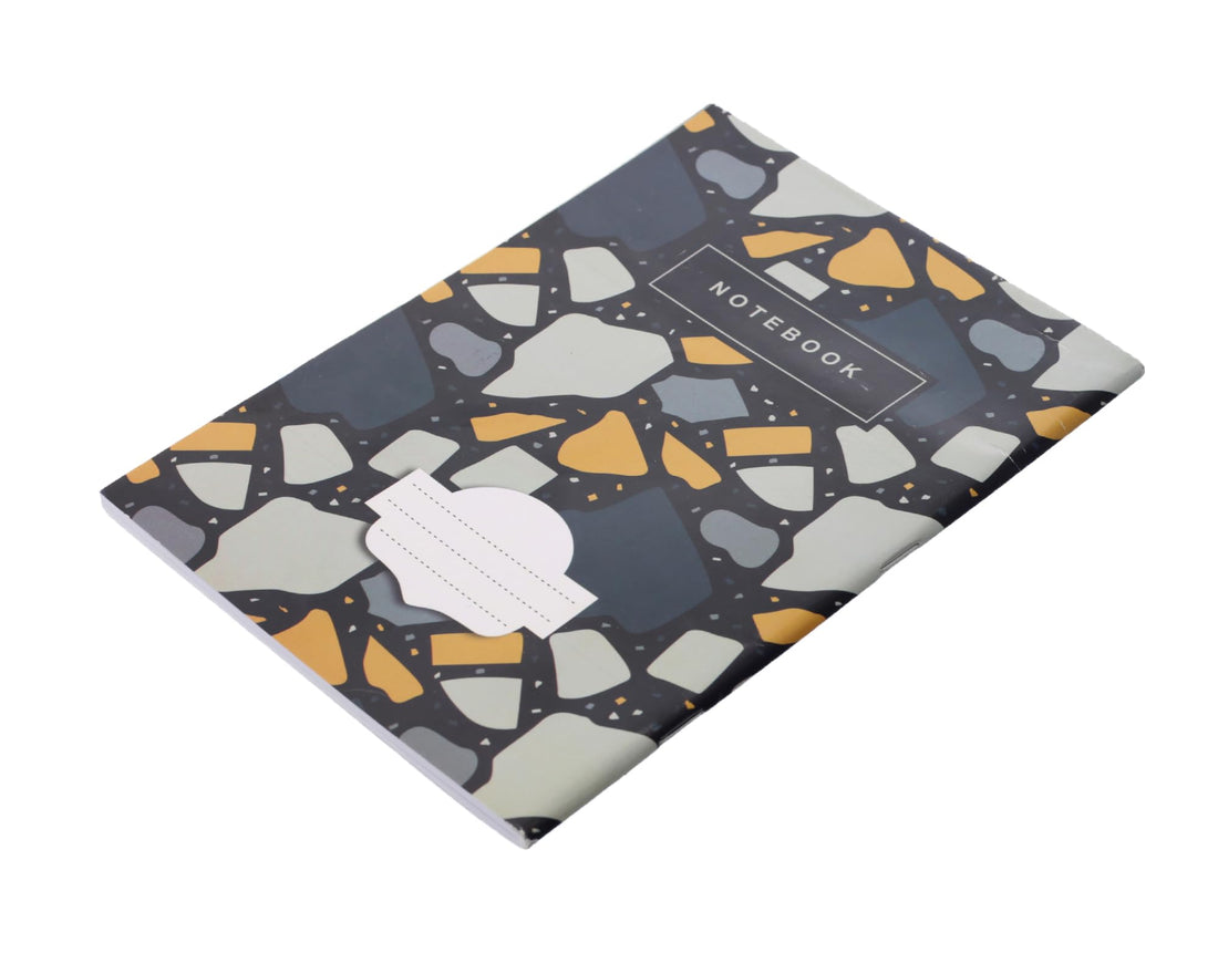 Extra Line Premium School Notebook, Ruled, 60 Pages, Sophisticated Marble Design, Coated Cover, 16 x 22.10 cm for Organized Notes - Multi Colour