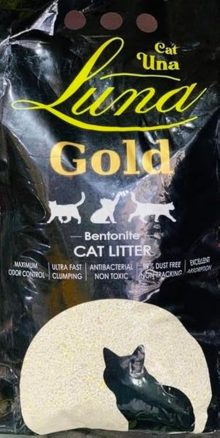 Luna gold turkish cat litter - 5 L لونا جولد - رمل قطط - صنع في تركيا
