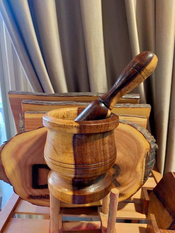 Hayah Wood - Small wooden hammer - هون خشب بيد صغير