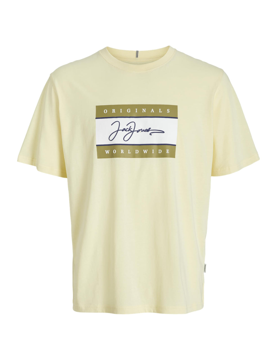 JACK & JONES Mens JORFREDERIKSBERG BOX SCRIPT TEE SS PLS Classic (pack of 1)
