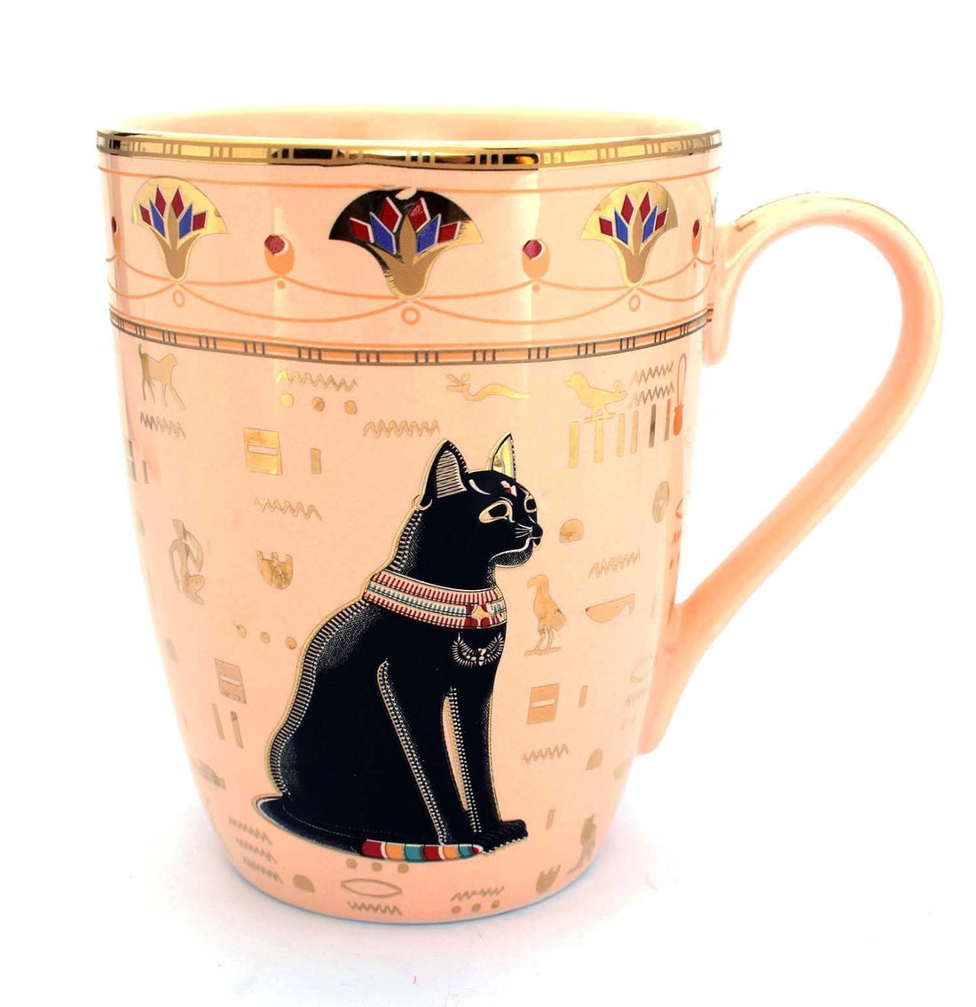 immatgar pharaonic coffee & tea mug ancient Egyptian souvenirs gifts for women and men birthday from Egypt - mother day gifts (Bastet - simon - 300 MM)