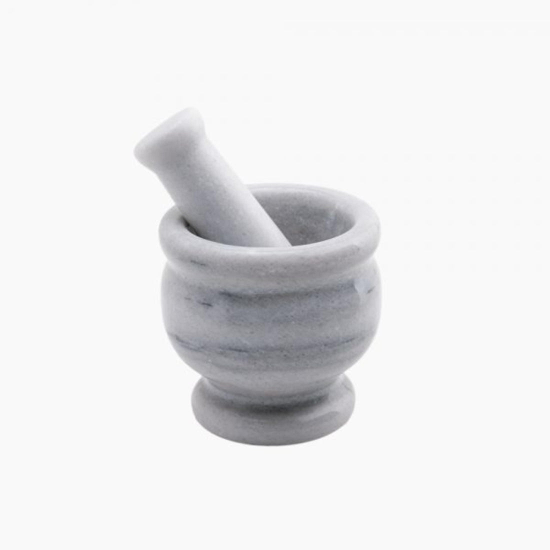 White Turkish Marble Mortar, 11 cm