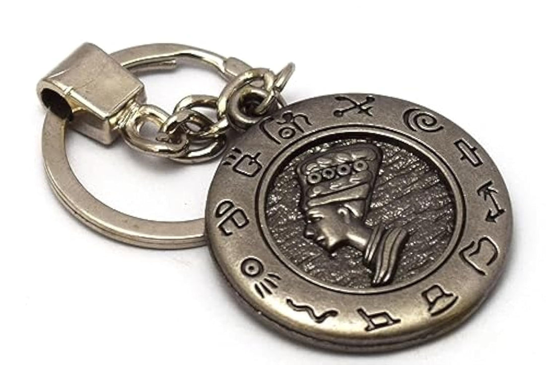 immatgar pharaonic Nefertiti and Cleopatra keychain Egyptian souvenirs gifts from egypt Authentic Pharaoh