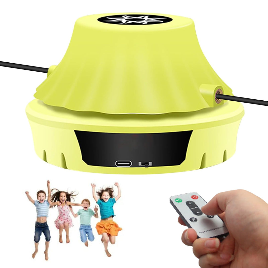Electronic Skipping Rope with Remote Control: Automatic Skipping Rope with LED Indicator Counter, Adjustable Multiplayer Skipping Rope, 1-10 Speed Levels for Women Men Children