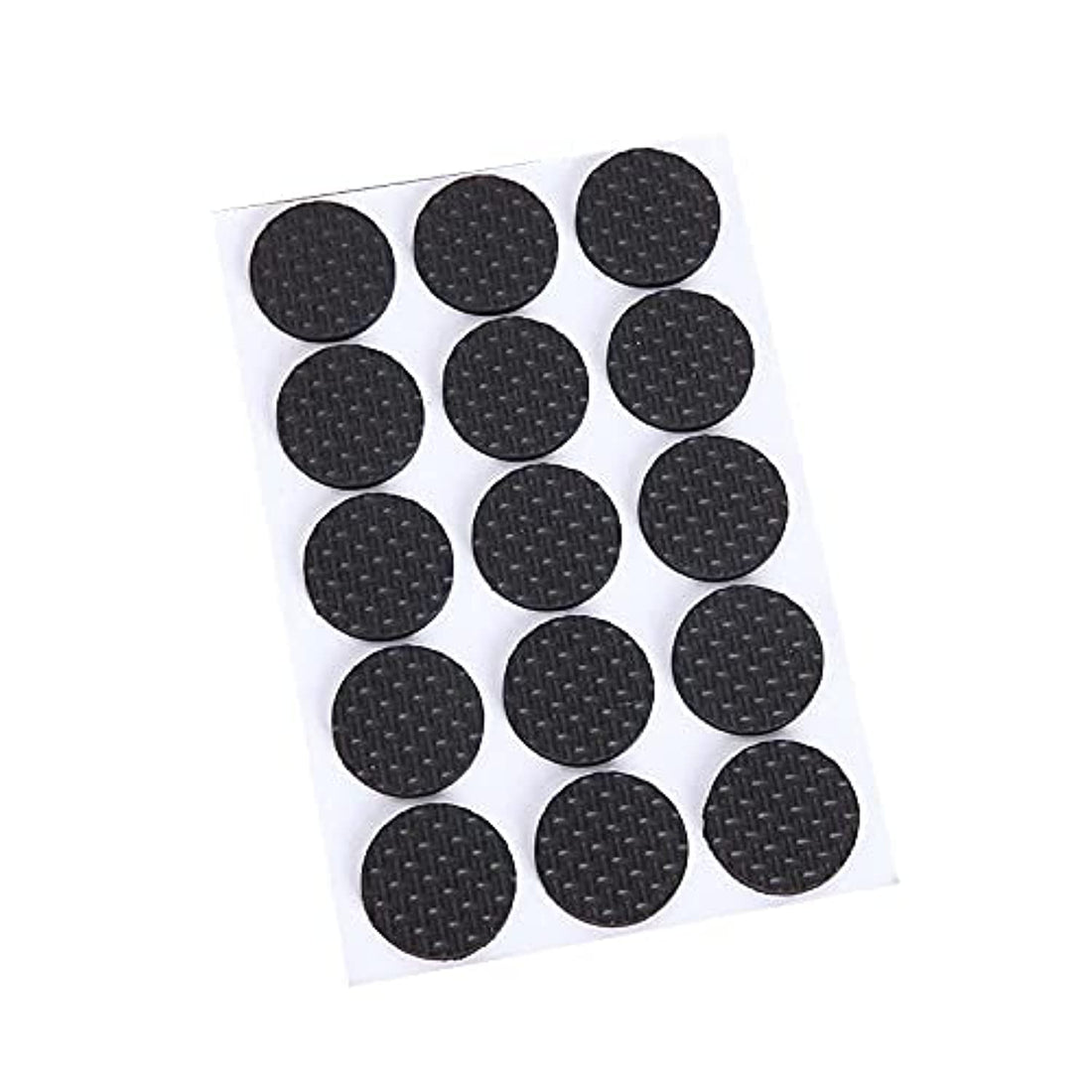 Dollar for Improt 30Pcs Circular Black Non-Slip Self adhesive Rubber Feet Pads Protectors Furniture for Cabinets Small appliances Electronics Picture Frames Furniture Drawers Cupboards