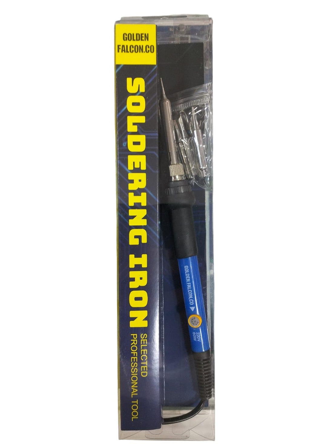 Generic 60W Soldering Iron with 5 PCS 900M Series Solder Tips Replacement Welding Tips