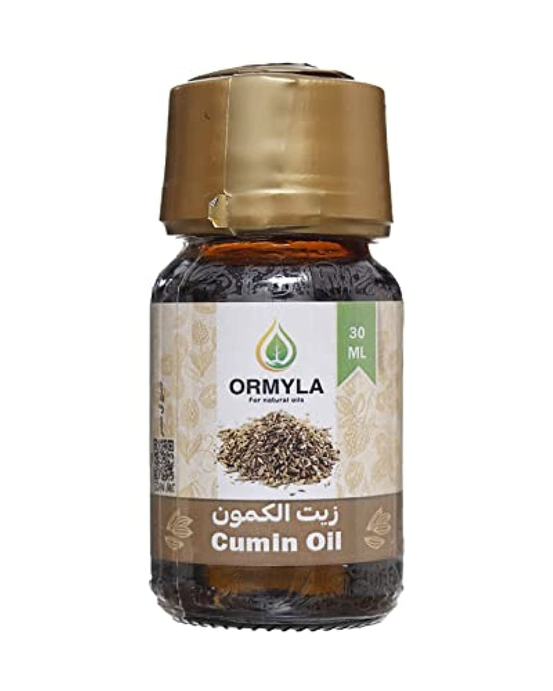 Ormyla Cumin Oil Raw Virgin for Hair, Face and Body, 30 ml