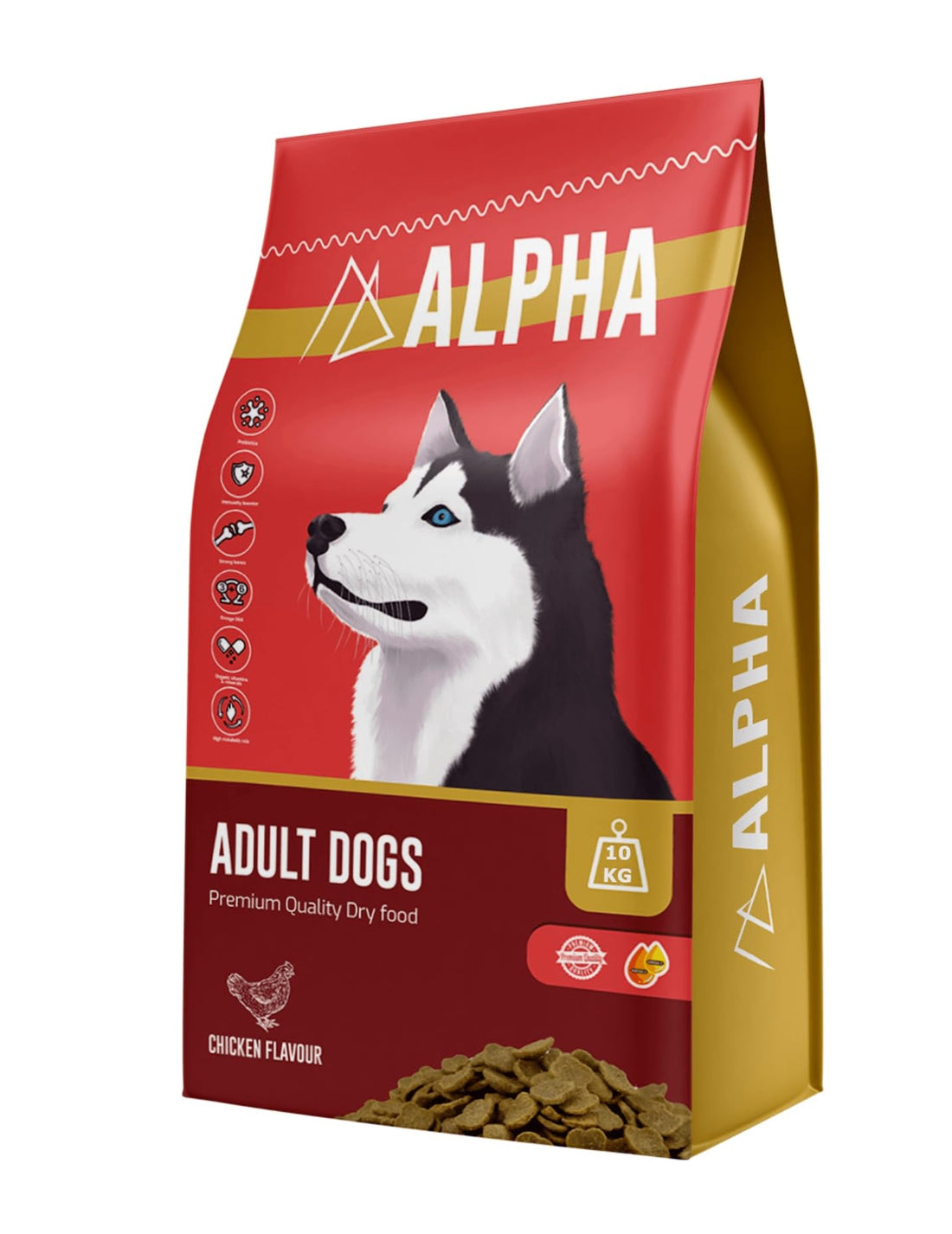 Alpha Dry Food For Adult Dog Complete Balanced Diet (10Kg)