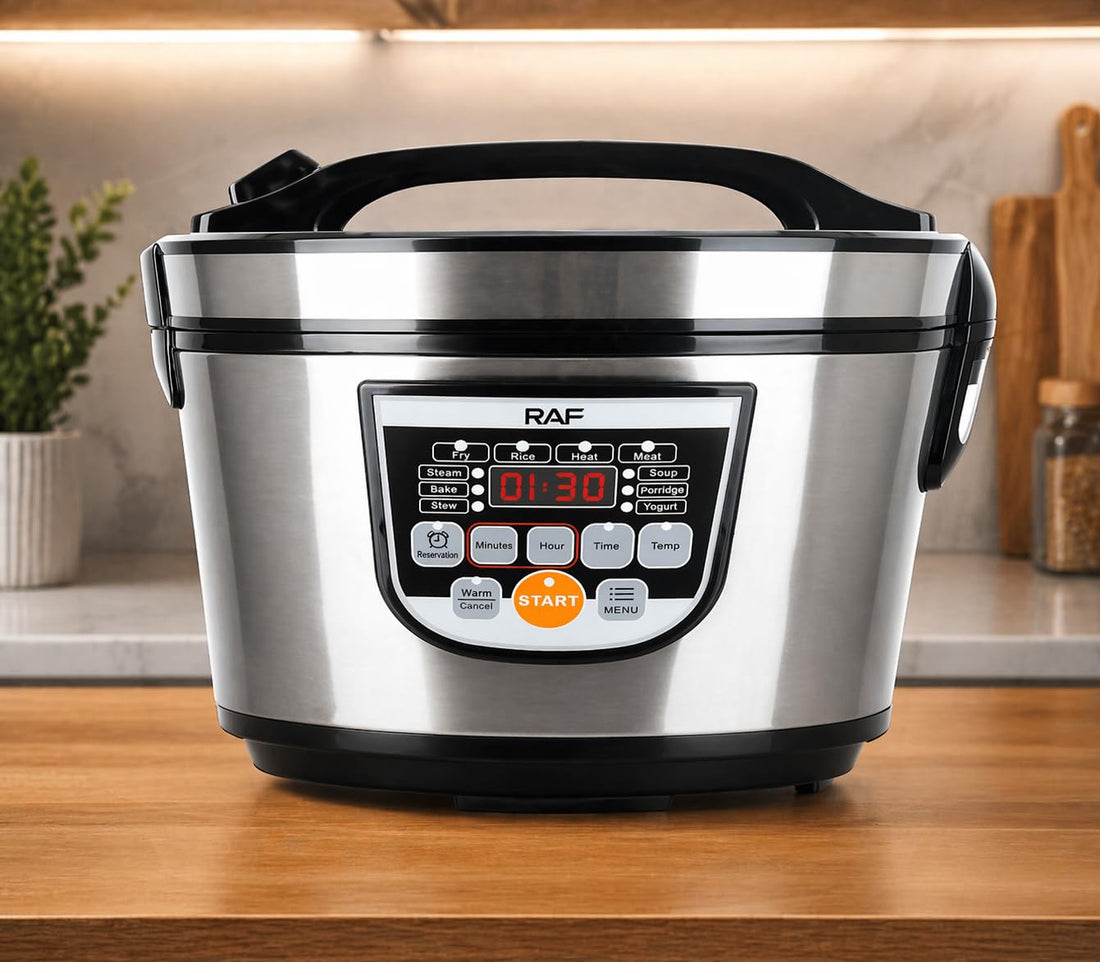 Electric pressure cooker, 900 watts, 5 liters, Raf