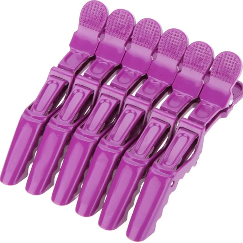 Alligator Hair Clips - 6 Pieces - Multi Color