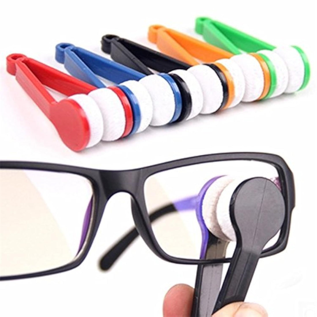 EgBert Microfiber Mini Sun Glasses Eyeglass Clean Brush Cleaner Cleaning Spectacles Tool