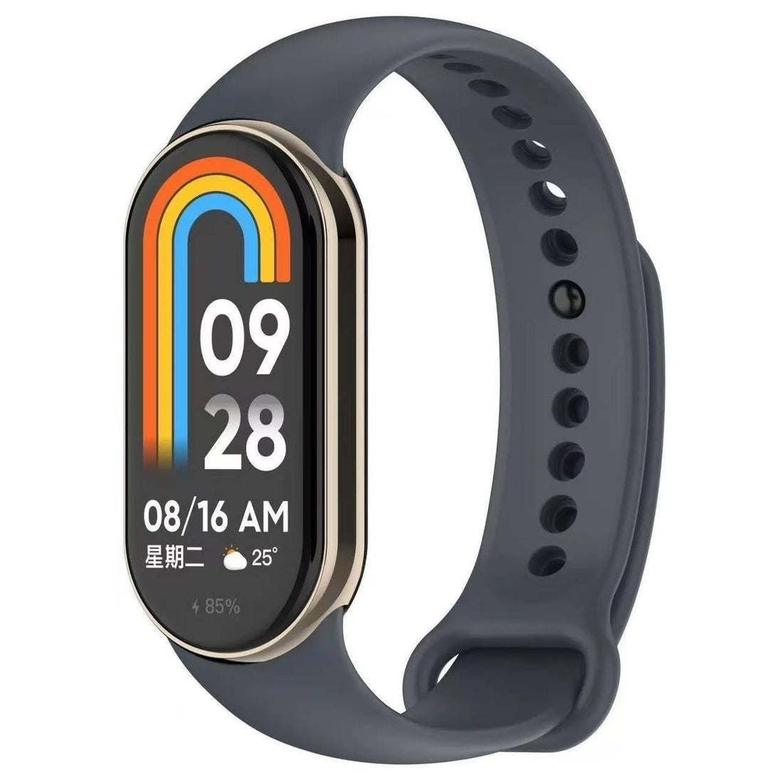 ECO Band Compatible with Xiaomi Mi band10/ Xiaomi Mi band 9/ Xiaomi Mi band 8 Replacement Strap, Silicone Skin-Friendly Wrist Strap Sports Wristbands for Women Men Xiaomi Band 8/9/10