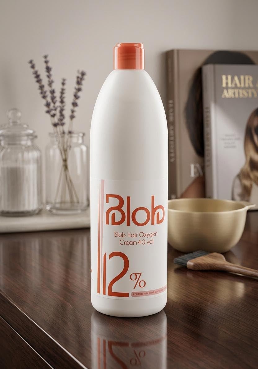 Professional Hair Bleaching Powder for Face, Body, Hair, Brightening Up to 7 Shades, Full Bleaching, 1:2 Mixing Ratio with Oxygen (Oxygen Cream 40)