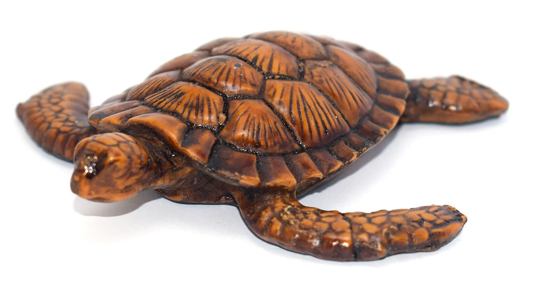 immatgar Decorative Egyptian souvenirs gift handmade Home decor collectibles Sculptures animals (turtle - Burnt Red - 10 CM Long)