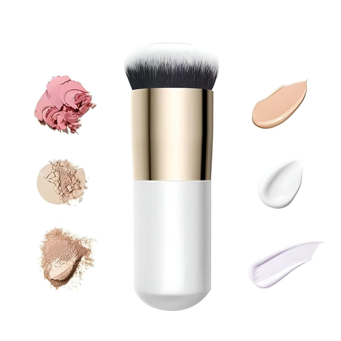 Liquid Makeup Brush - Innovative Brush Designed to Blend and Apply Liquid Foundation, Concealer and Cream Easily, Ensuring a Smooth and Flawless Makeup Application Every Time (1pcs)
