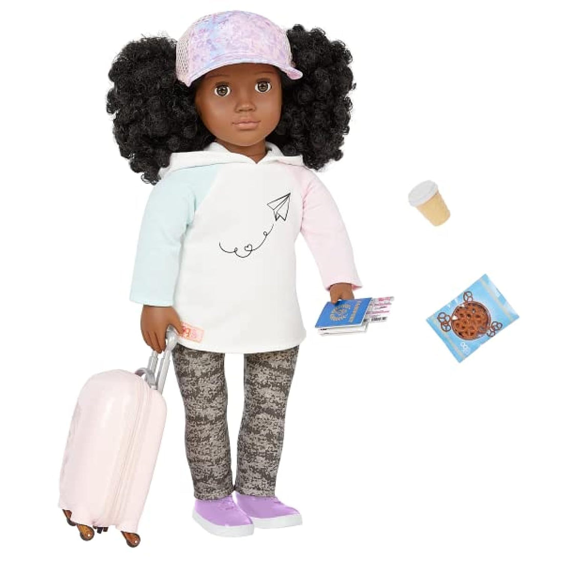 Our Generation Travel Activity Doll w/Suitcase, Tyanna AA