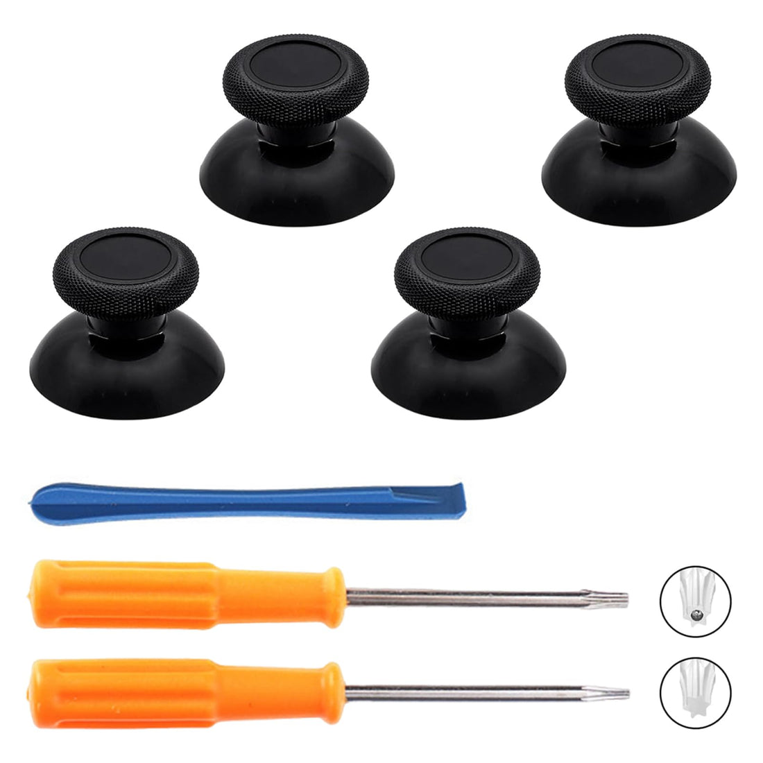 Xbox Joysticks Repair Kit, Compatible With Thumbsticks Joystick Grips,Custom Analog Stick Compatible With Xbox One, One X/S, One Elite Controller