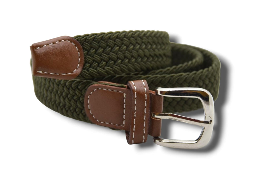 Elastic Casual Braided Slim Belt For Women