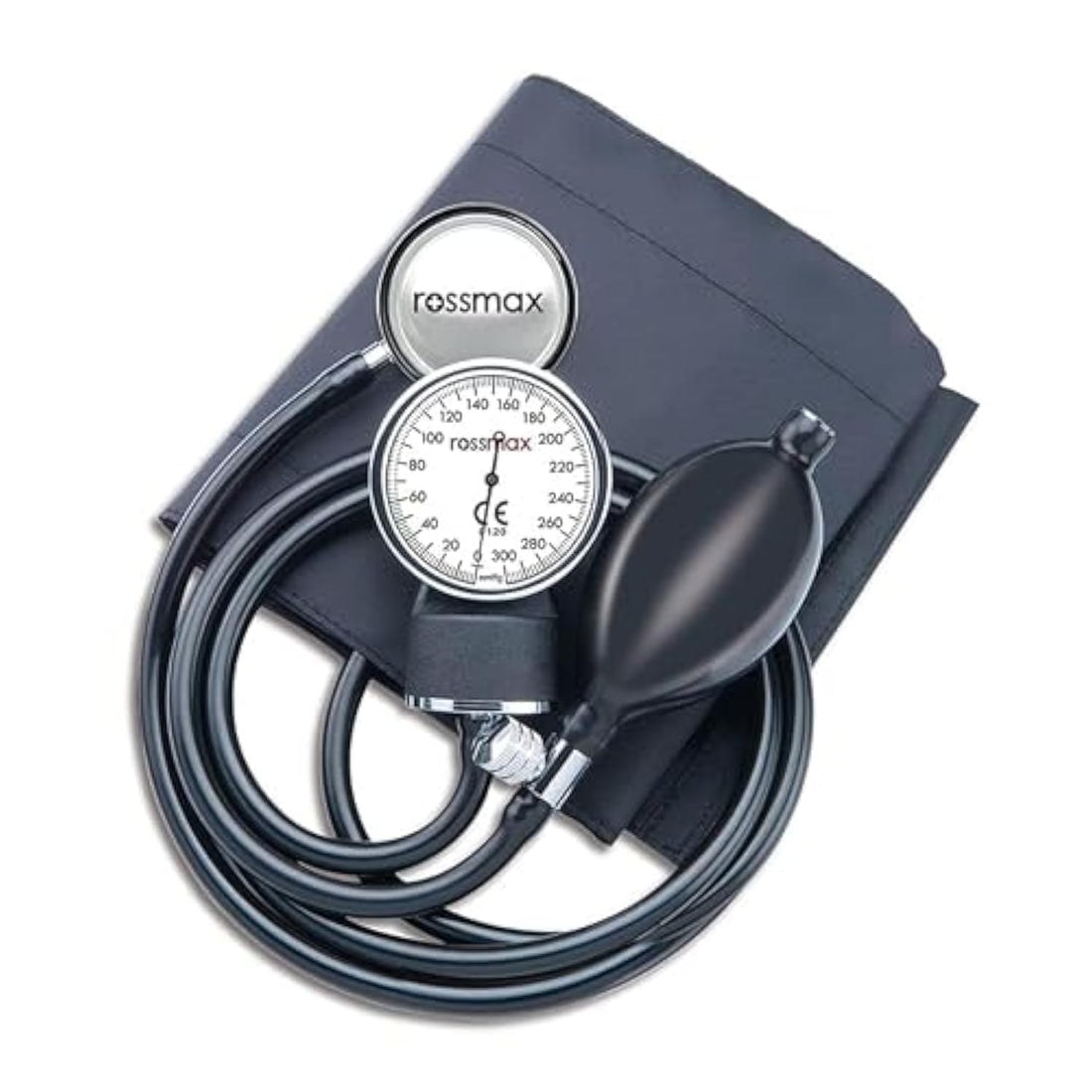 Rossmax GB Series AGC Aneroid Sphygmomanometer GB102-D-ring cuff with stethoscope