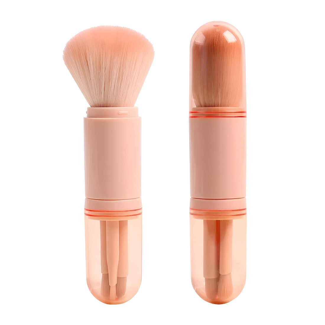 Makeup Brush Set - 4-Piece Trendy Makeup Brush Kit for All Looks, Soft and Comfortable, Perfect for Brides and Professionals, Durable Dense Fibers for Precise Application in Your Bag