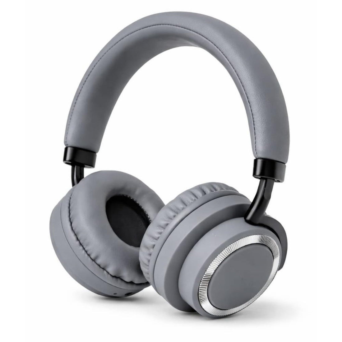 Wireless Bluetooth 5.1 Over-Ear Headphone SD-1005 with TF Card Slot 40mm Driver 8 Hours Playtime Deep Bass Stereo Sound Comfortable Ear Cups Active Noise Cancellin (Gray)