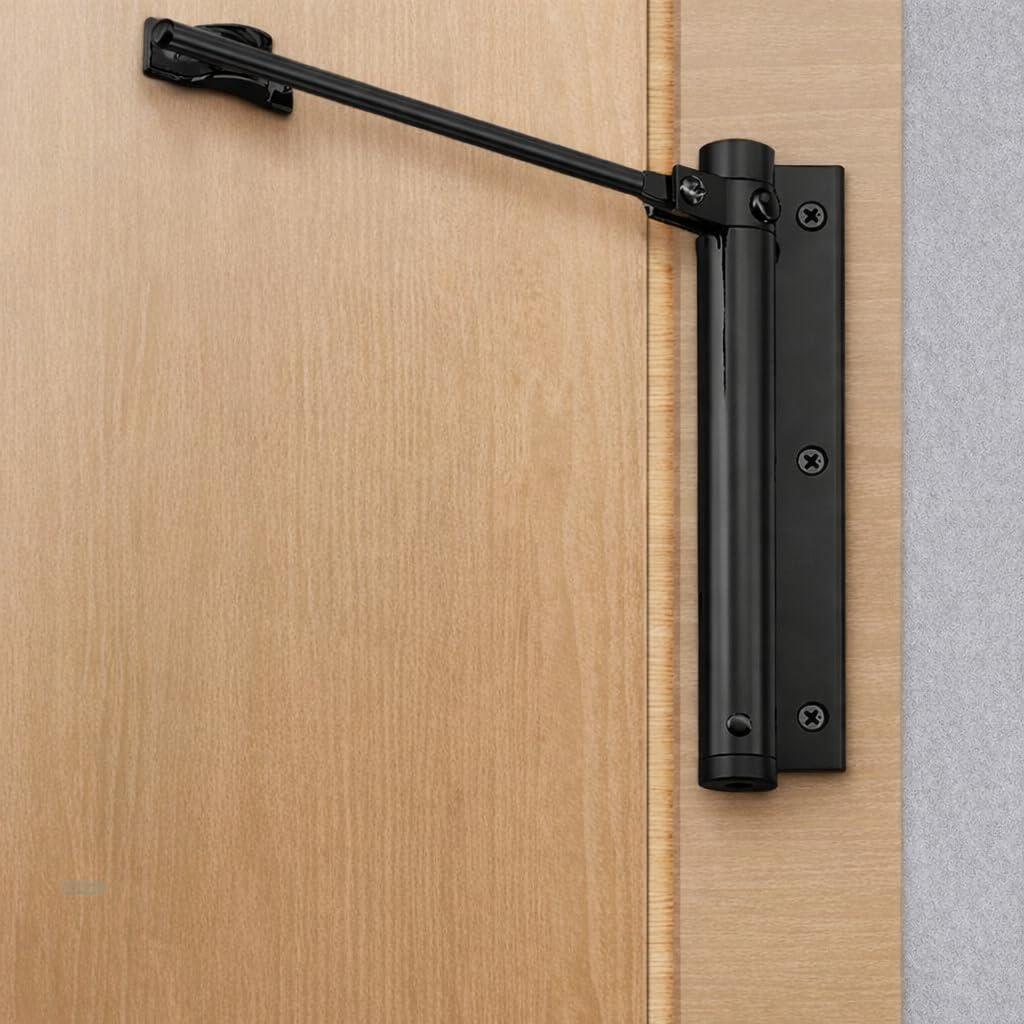 TEKCOOL Automatic Door Closer, Heavy Duty Adjustable Spring-Loaded Door Closer with Allen Key & Screws, Self Closing for Residential, Commercial, Storm, Interior & Screen Doors.