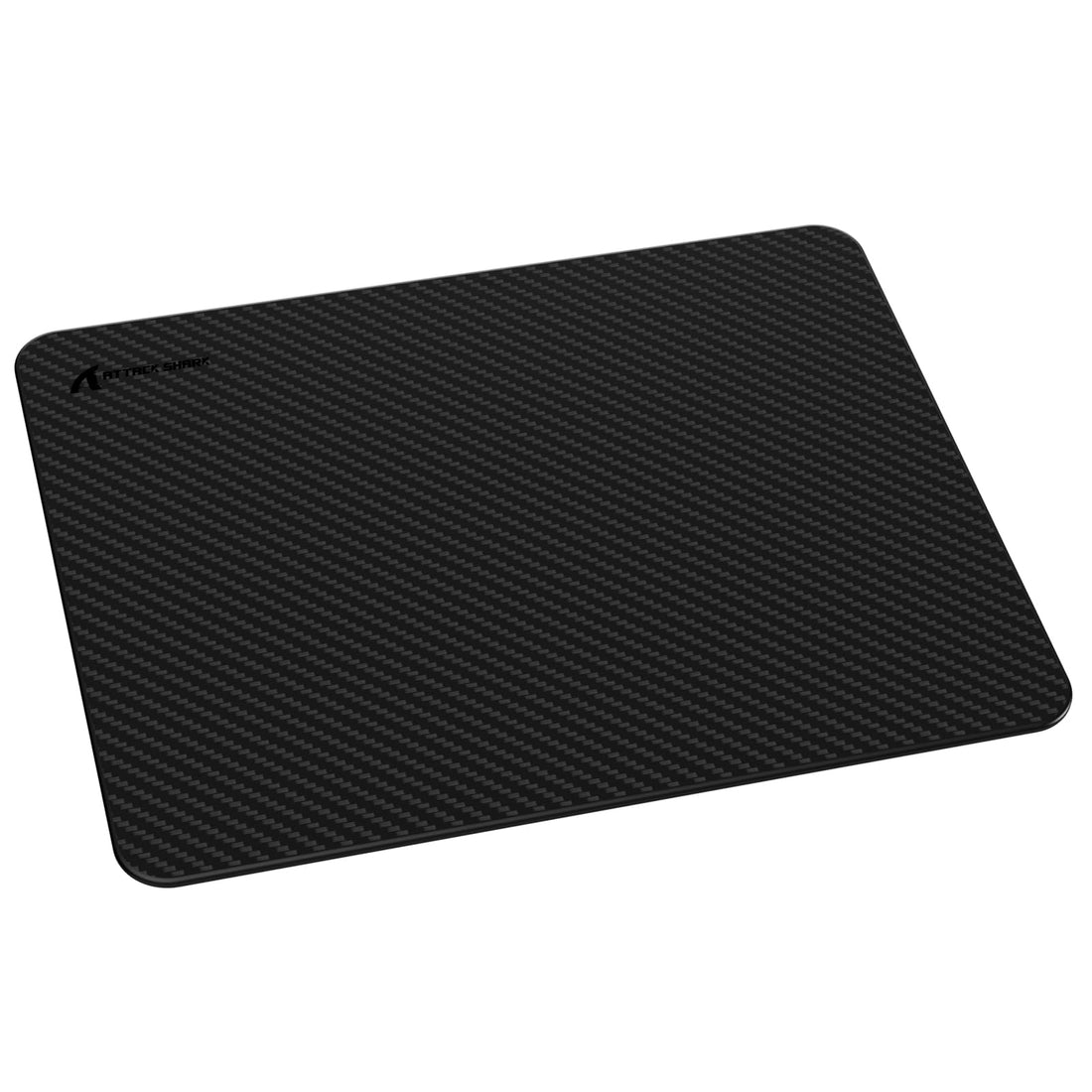 MAGIC-REFINER x ATTACK SHARK CM04 Genuine Dry Carbon Fiber Gaming Mouse Mat for Speed and Control, Esports Mouse Pad G240, Water Resistant Coating Desk Mat, Non-Slip Rubber Base, Medium (360x280mm)