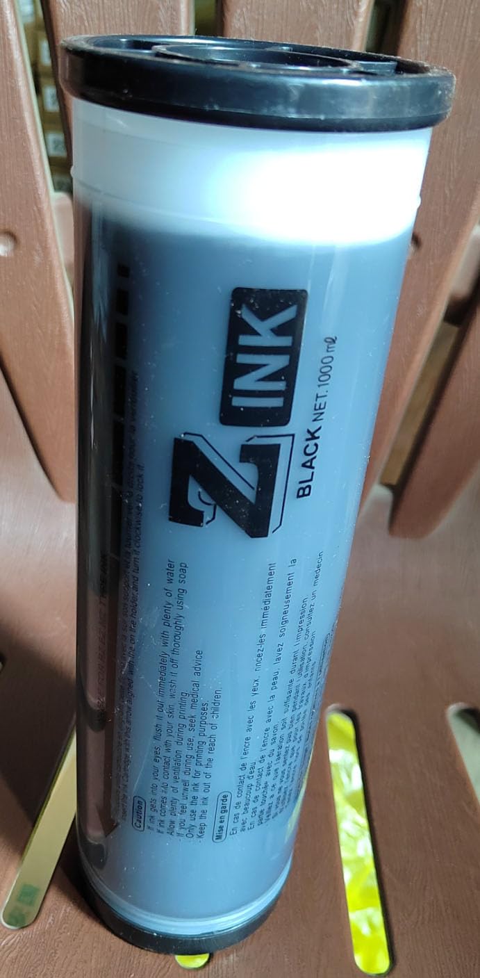 S4253 Z-Type Black Ink 1000 ML Risographs Ink Compatible with Riso Black Ink Cartridge