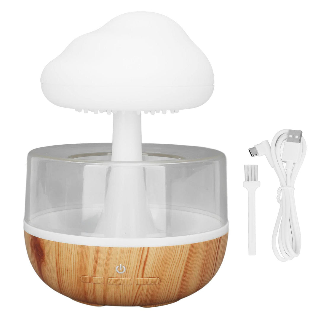 Rain Cloud Humidifier, Rain Cloud Humidifier Water Drip Cute Essential Oil Diffuser with 7 LED Light for Bedside