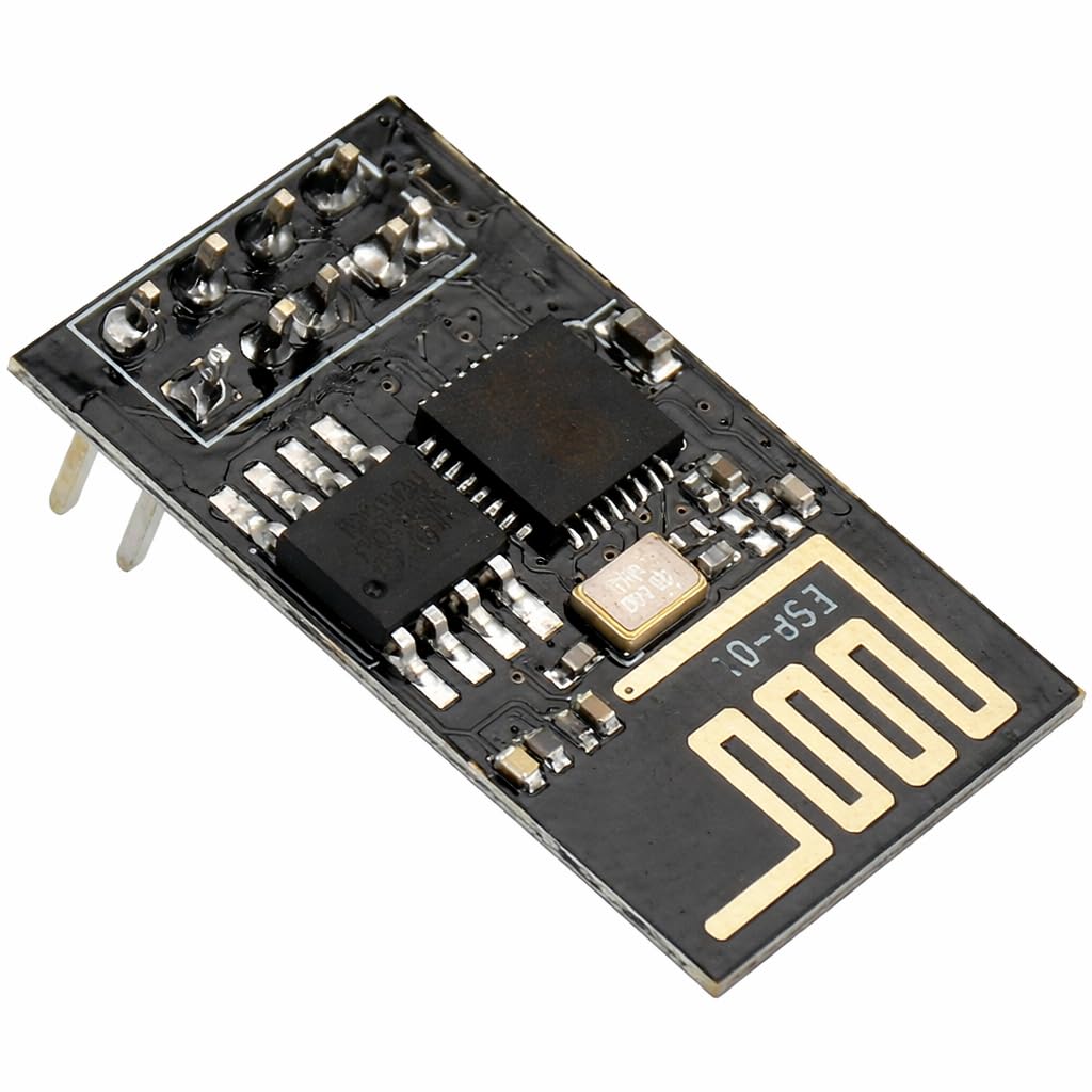 ESP8266-ESP01 WiFi Serial Module, 802.11 b/g/n, 1 MB Flash, 3.3V, 32-bit Tensilica Xtensa LX106