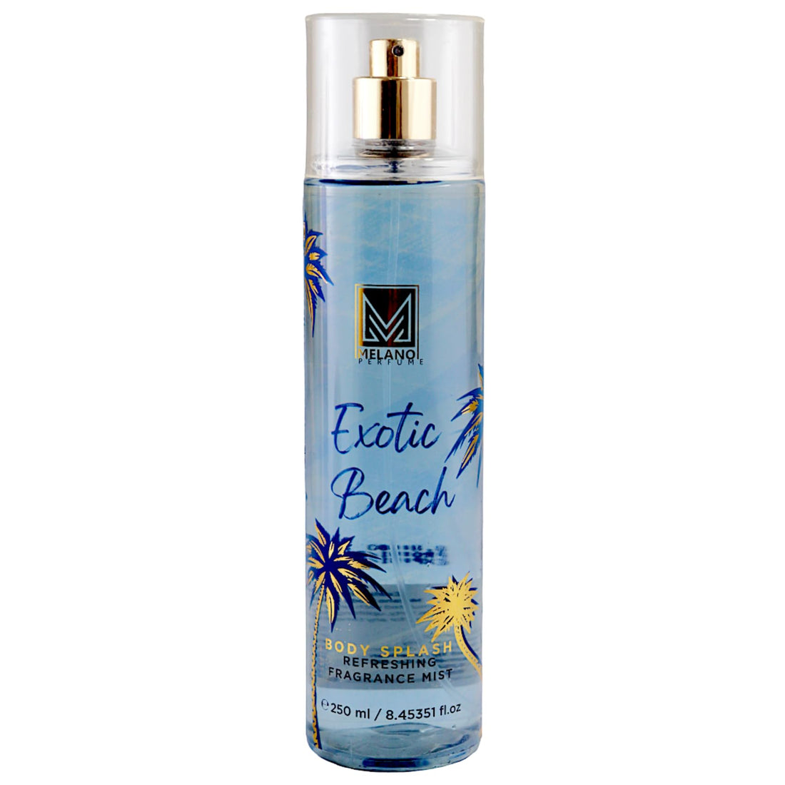 Melano Perfume Body Splash Refreshing Fragrance Mist With Exotic Beach For Women-250ml