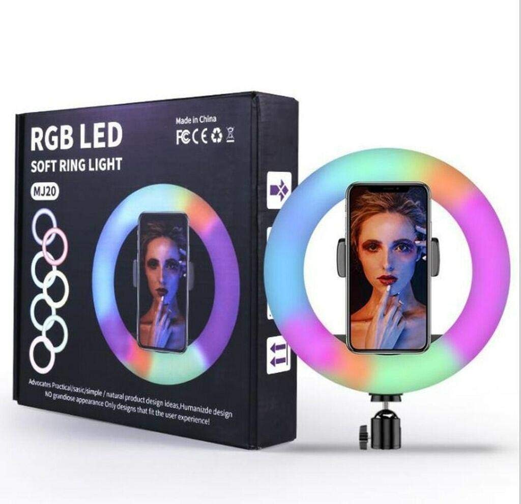 RGB LED Soft Ring light mj 26, black