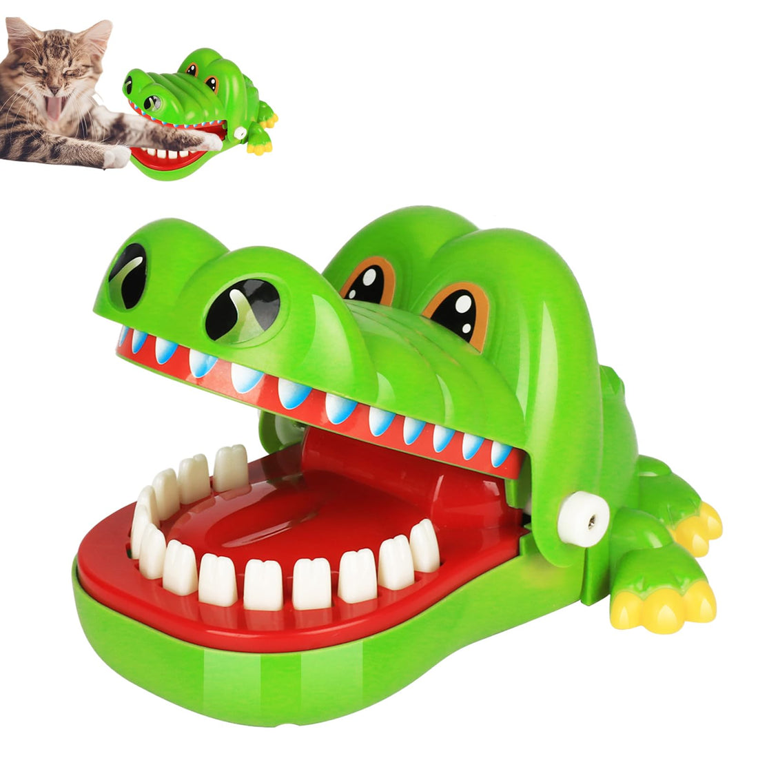 Crocodile Game Small Croco Doc Game Toy Crocodile Teeth, Action Skill Game for Family Game, Test Your Happiness, for Children, Family Game, Party Game, for Girls and Boys, Gift