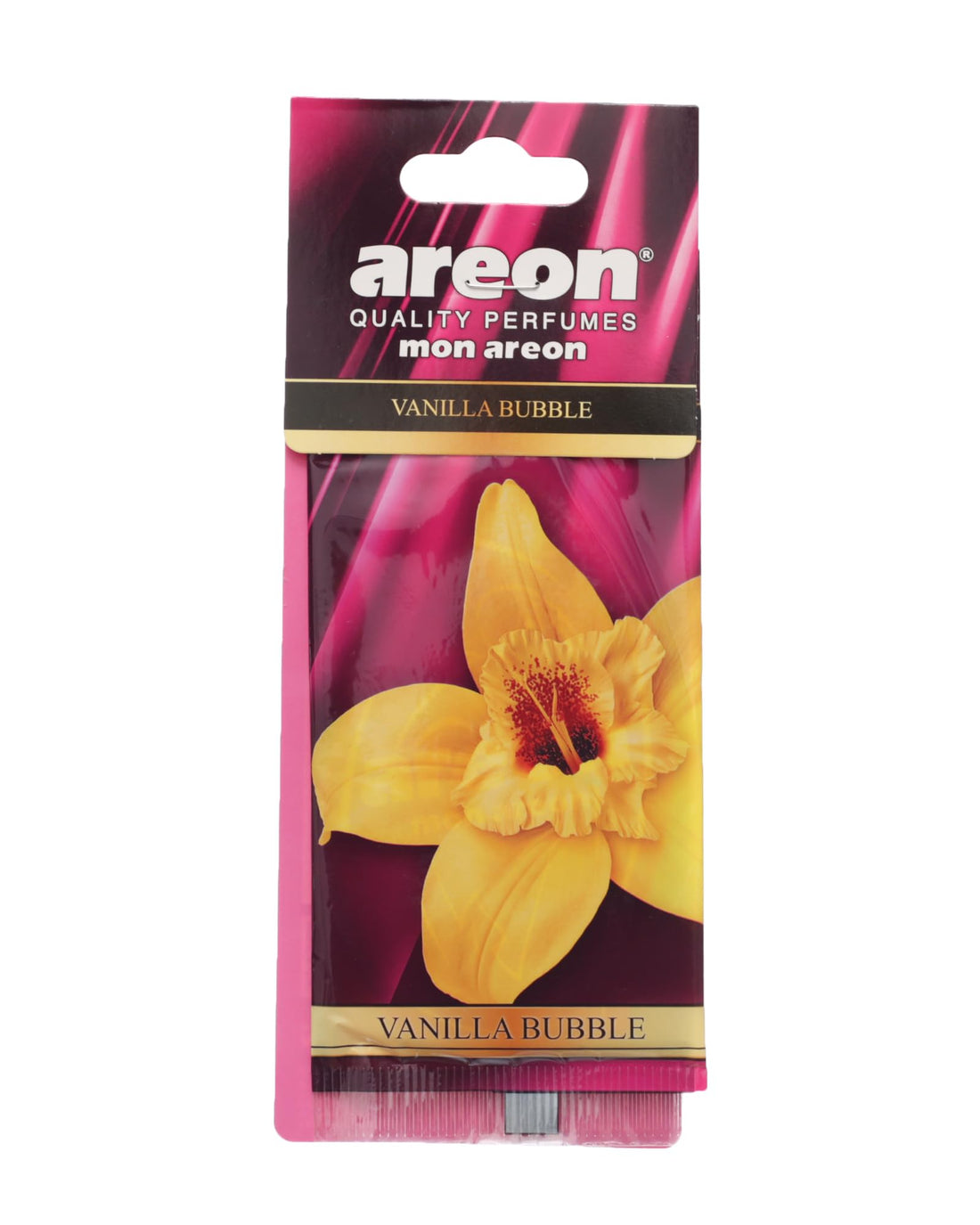 Moon Areon Car Air Freshener - Vanilla Bubble Scent for a Sweet and Cozy Driving Atmosphere