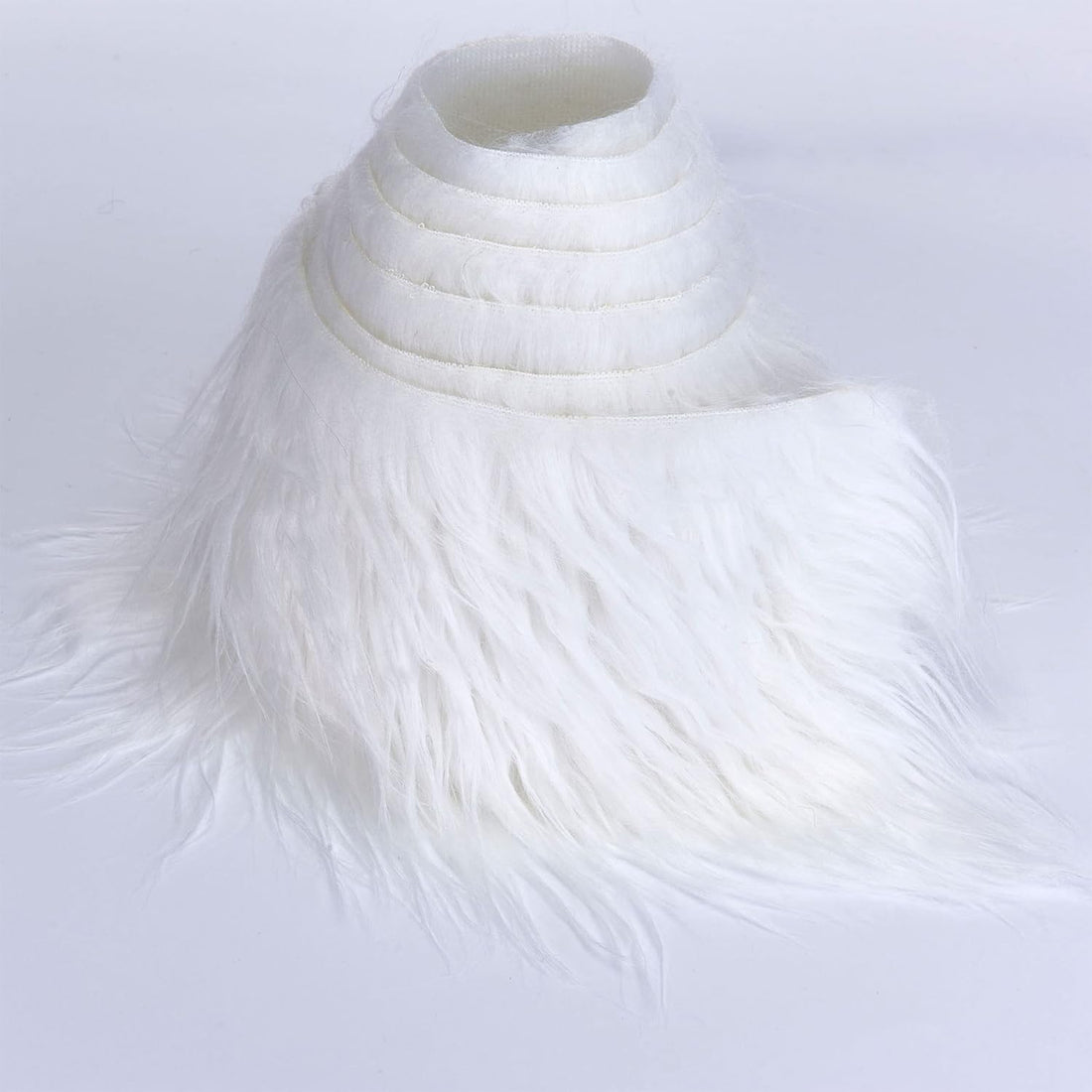 Faux Fur Fabric, White Fur Fabric, 5x150cm Fluffy Craft Fur, Faux Fabric for Toy, Making White Felt Fur, Christmas, DIY Craft Decoration