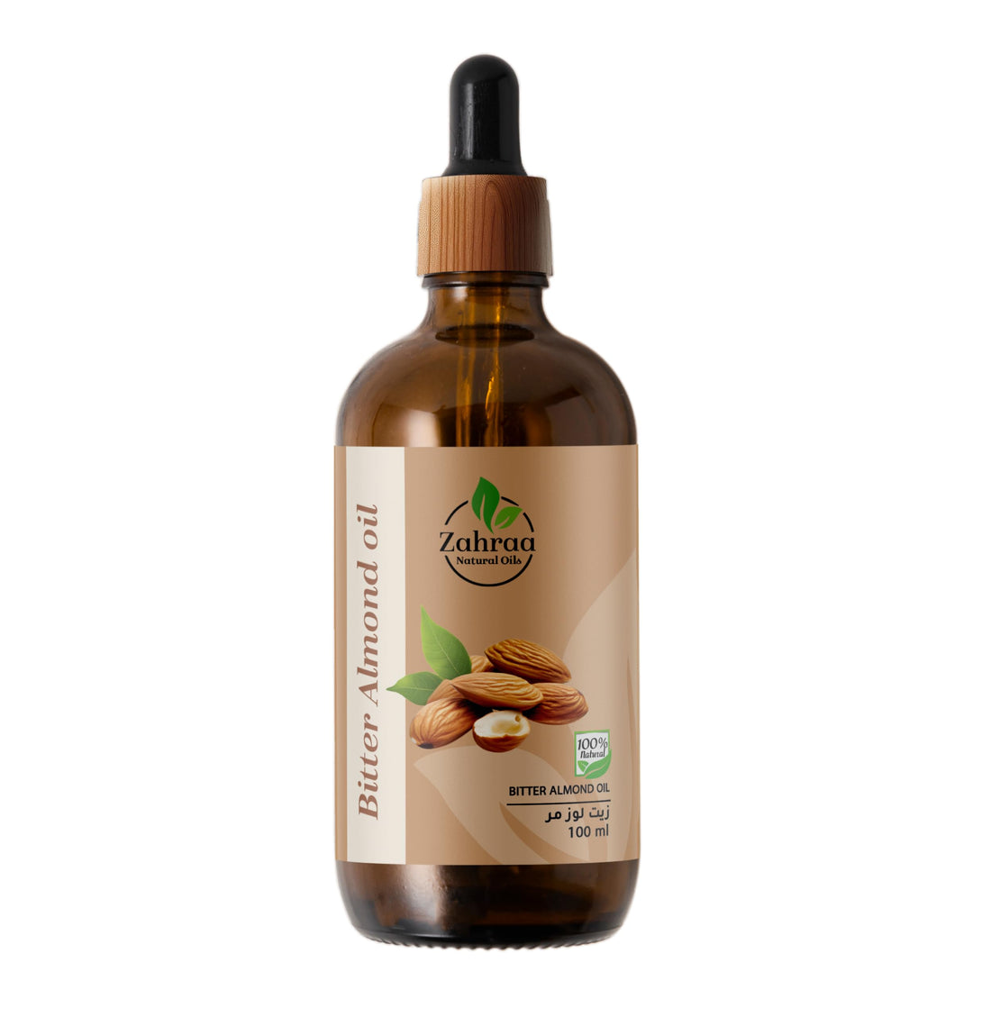 Zah raa Bitter Almond Oil Extract 100% Natural 100 ml