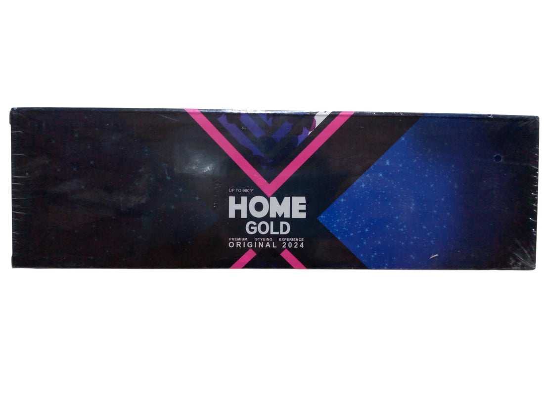 HOME GOLD Hair Straightener, Professional 980°F Heating, Nano Ceramic Coating, and Ionic Technology for Smooth, Effortless Styling