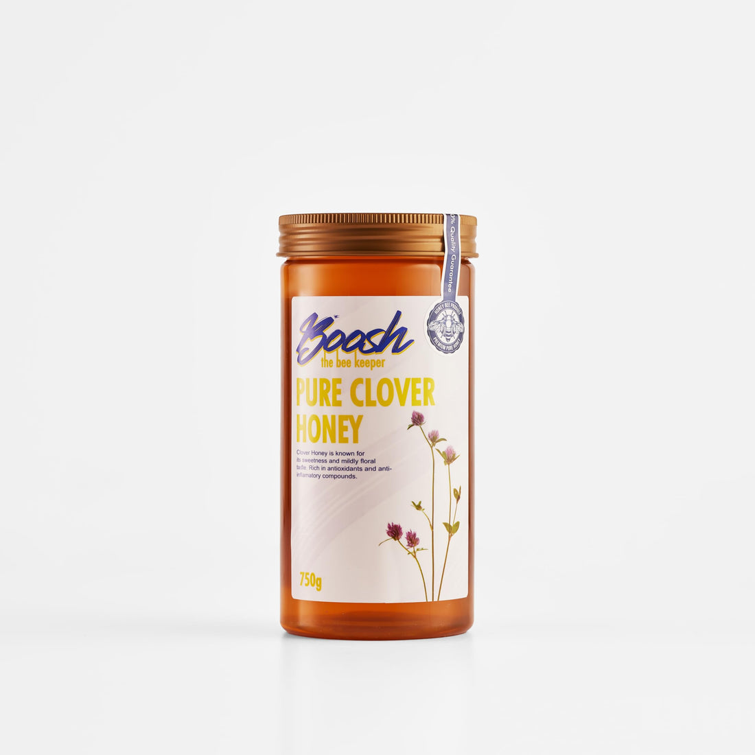 Boosh Pure Clover Honey Jar 750 g