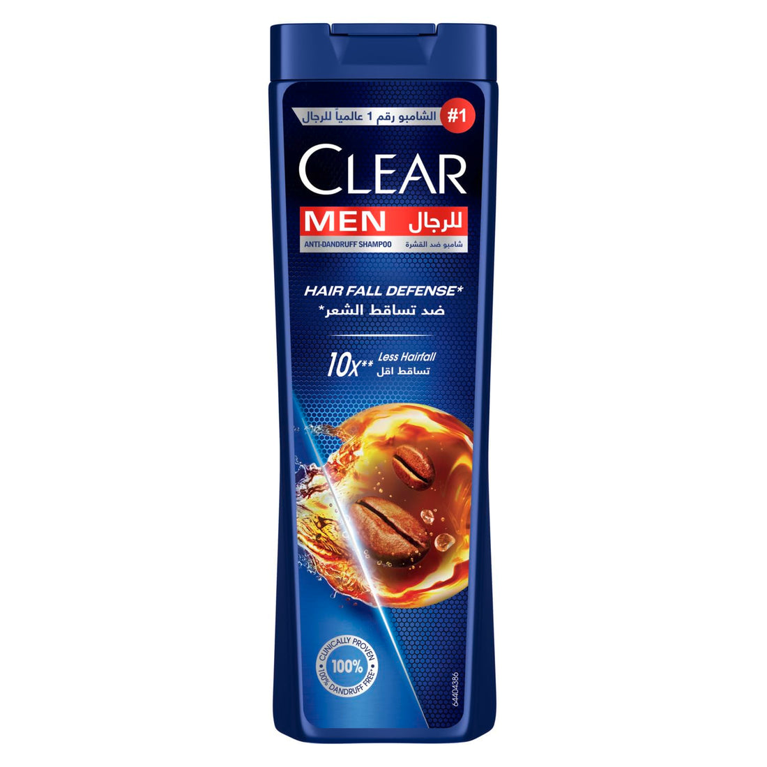 CLEAR Men Anti-dandruff Shampoo Hair Fall Defense, 10X less Hair Fall with Ultra Performance Formula, 360ML