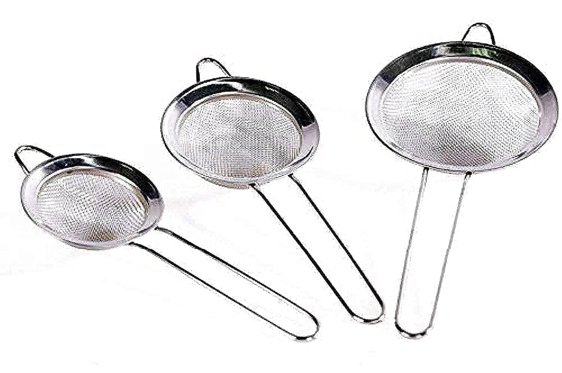 Stainless Steel Strainer Set (Big) - 3 Pieces