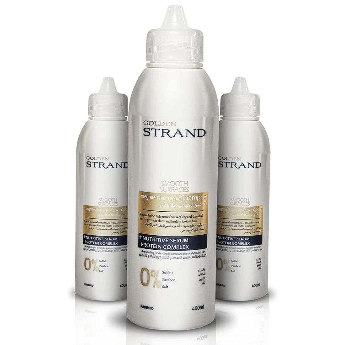 GOLDEN STRAND 3pcs - Integrated Free Sulfate Shampoo 400ML