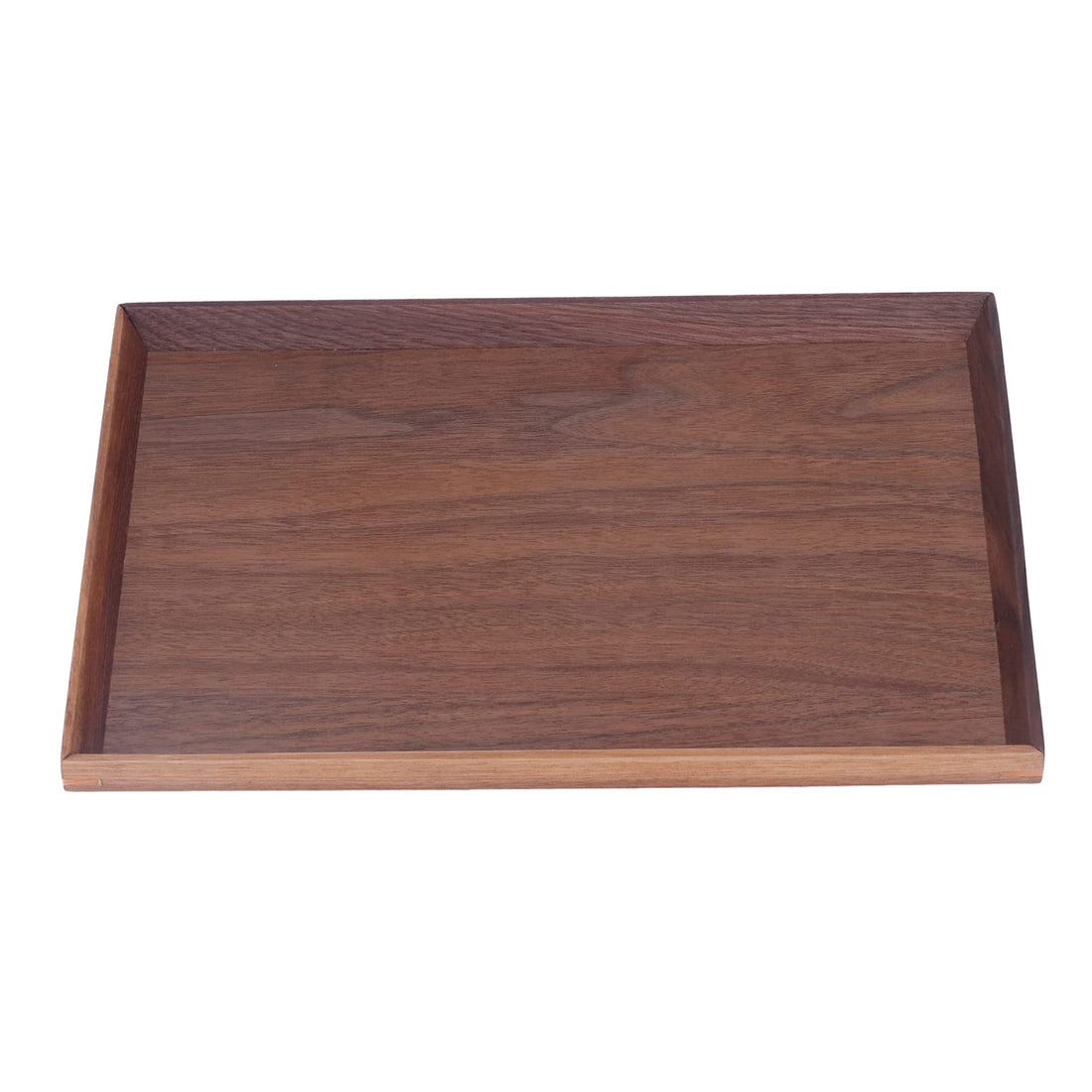Wooden Serving Trays, Rectangular Wooden Serving Trays, Walnut Wood Tray, Rectangular Serving Tray, Herringbone Structure, China (Small)